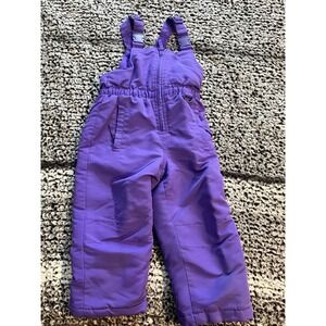Girl's Purple Athletch Snow Pants Size 4T‎
